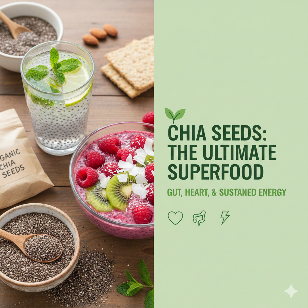 Chia Seeds: The Ultimate Superfood for Gut, Heart, and Sustained Energy